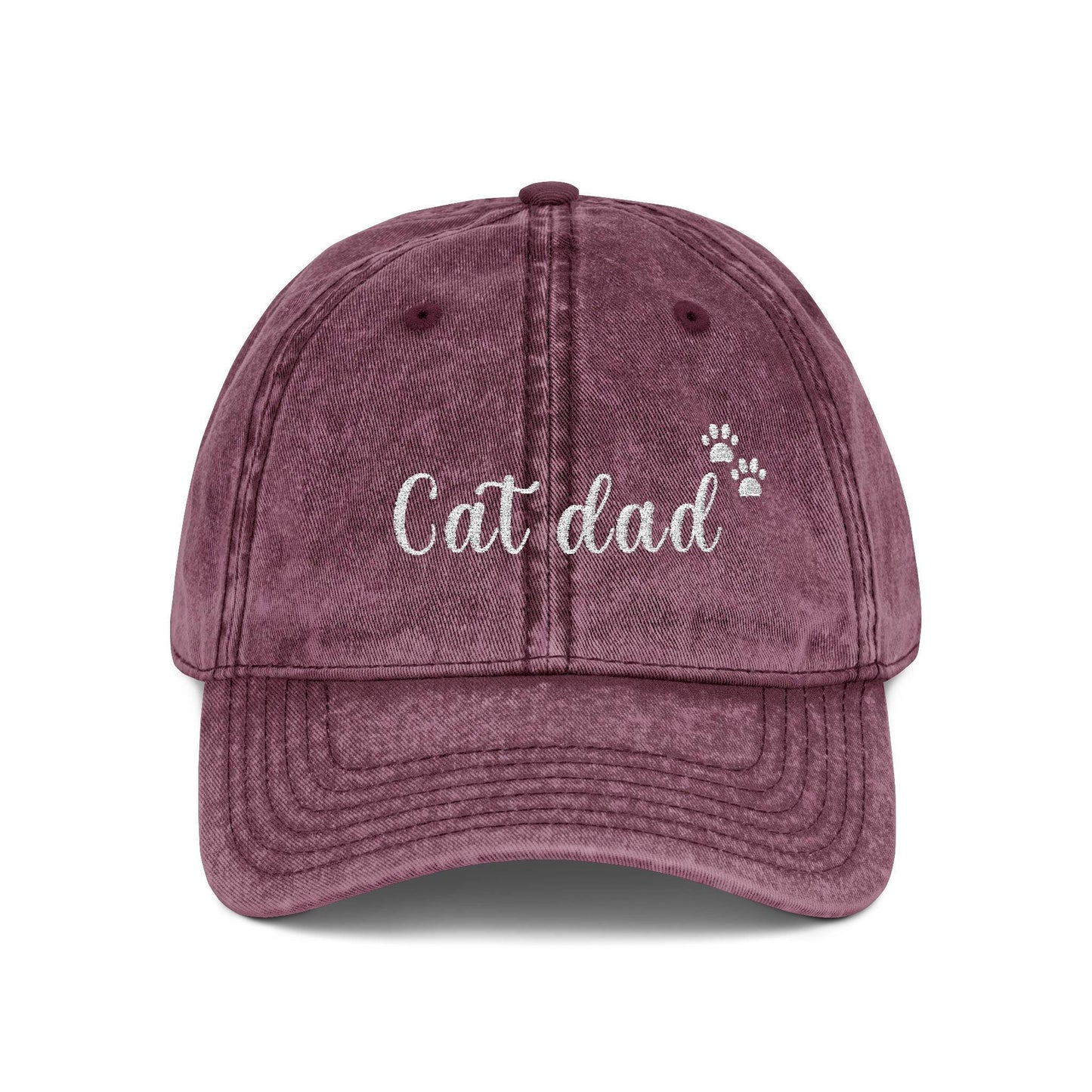 Cat Mum Vintage Cap | Embroidered Mom Hat | Gift for cat mothers | Adjustable Cotton Baseball Cap | Motherâs Day & Christmas cat Mommy