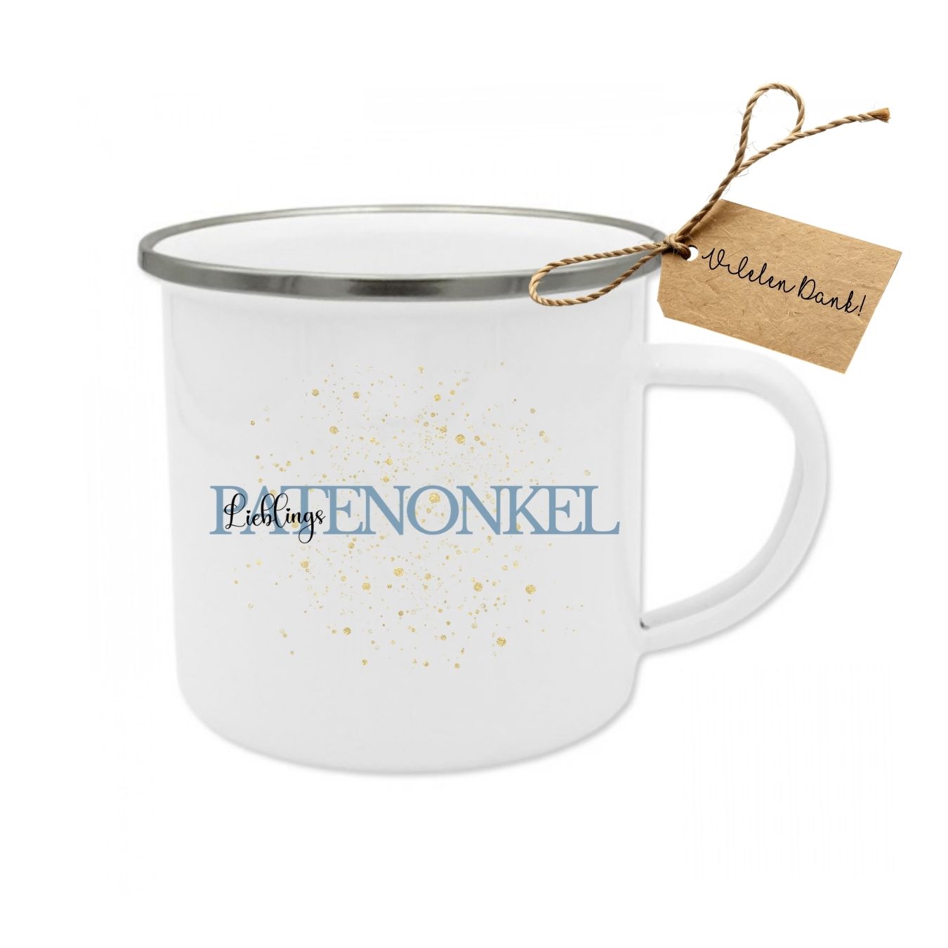 "Weltbeste Mama" Emaille-Tasse