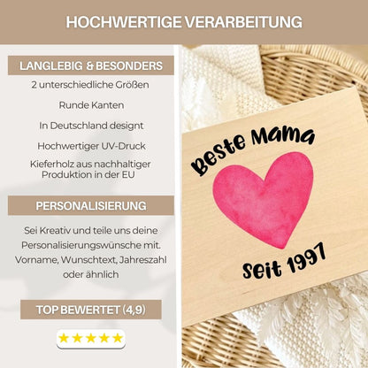 Weltbeste Mama Erinnerungsbox