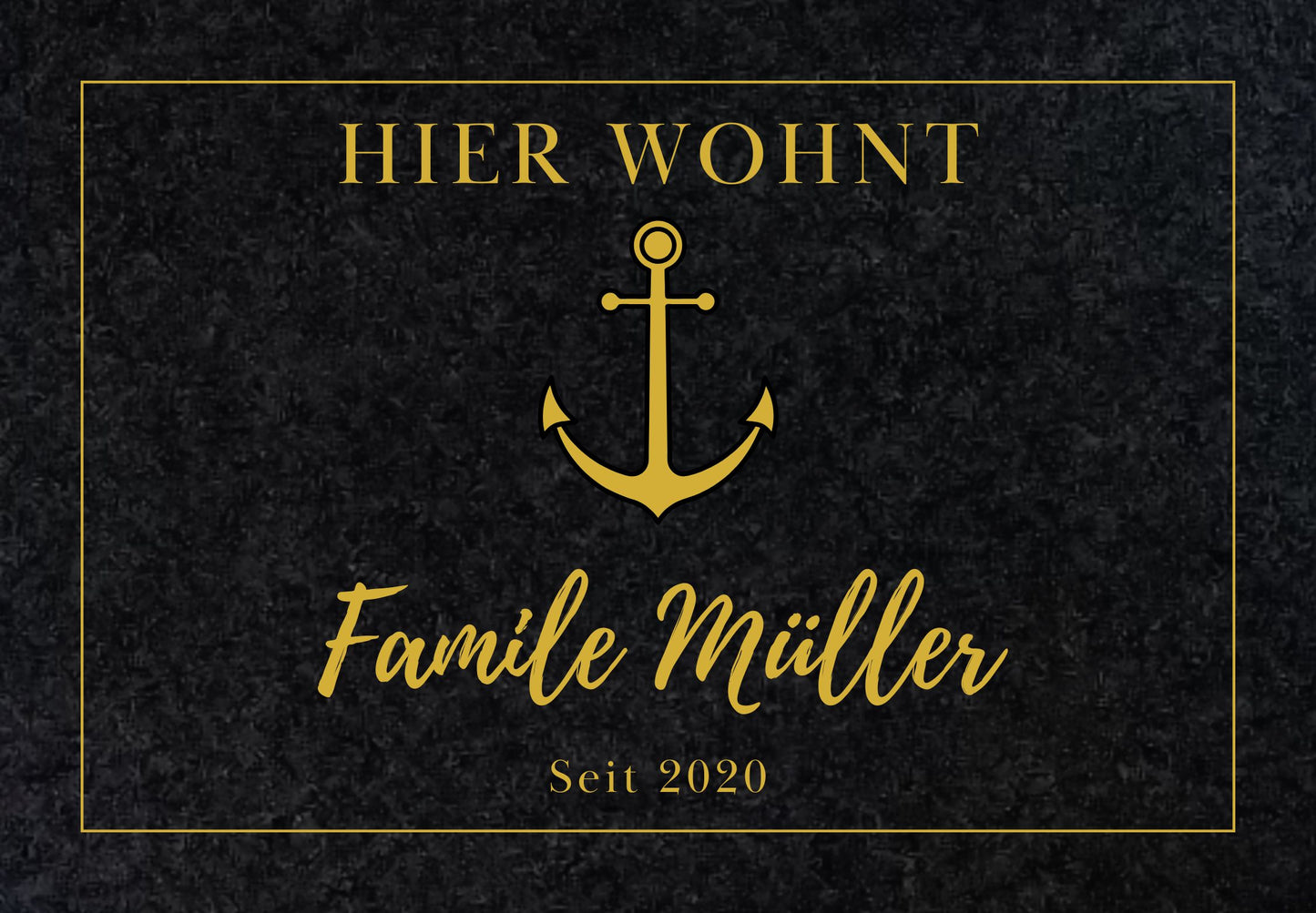 Fußmatte (personalisierbar)