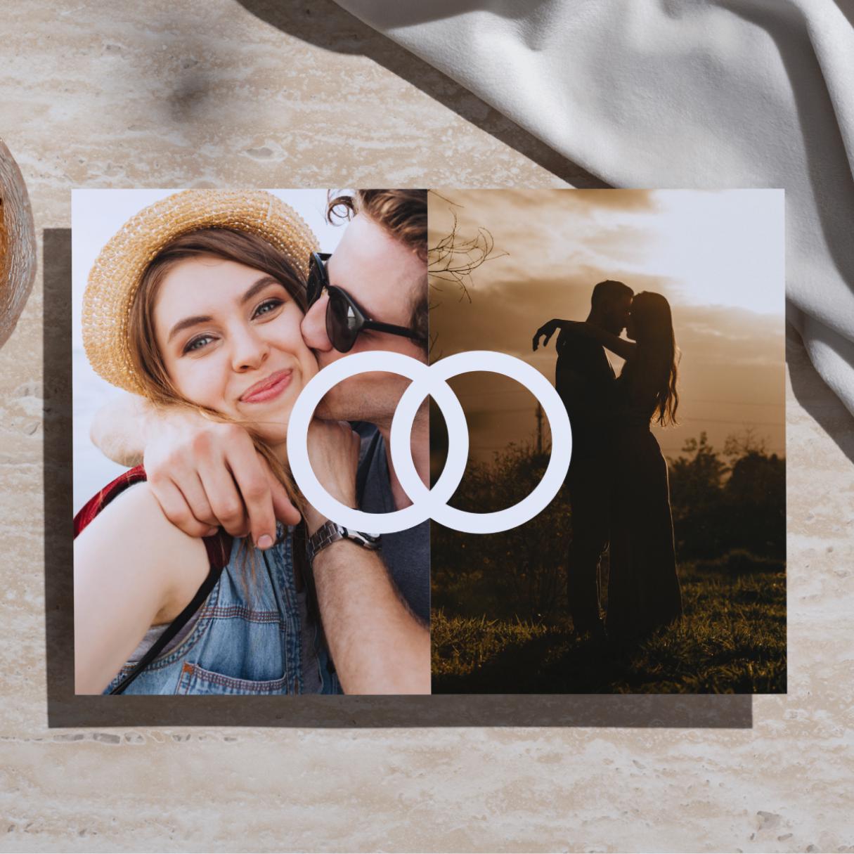 Personalized Wedding Gift, Engagement & Anniversary Present, Custom Couple Wall Art, Poster with Names Date Initials, “You” “Me” “Us”