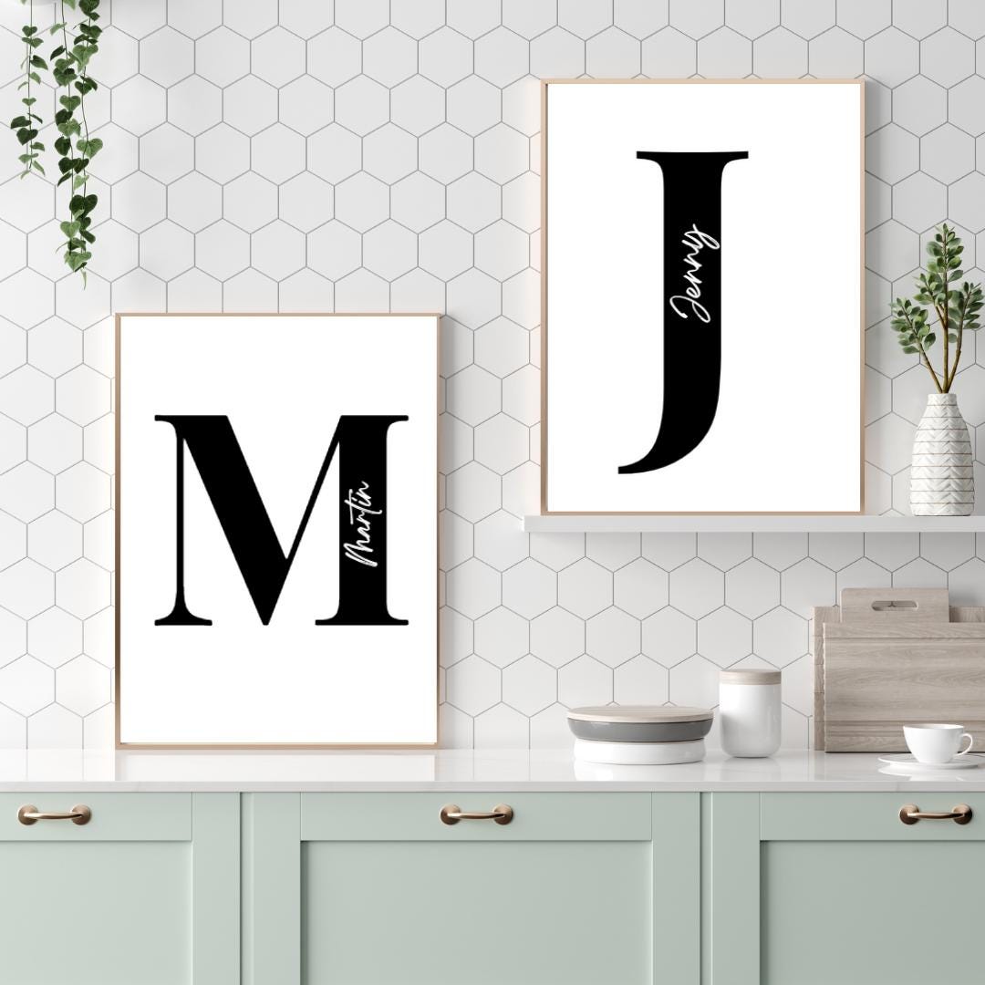 Couple Poster with Names – Personalized Valentine’s Day Gift, Custom Photo Poster, 3-Piece Set for Anniversary, Modern Living Room Wall Art