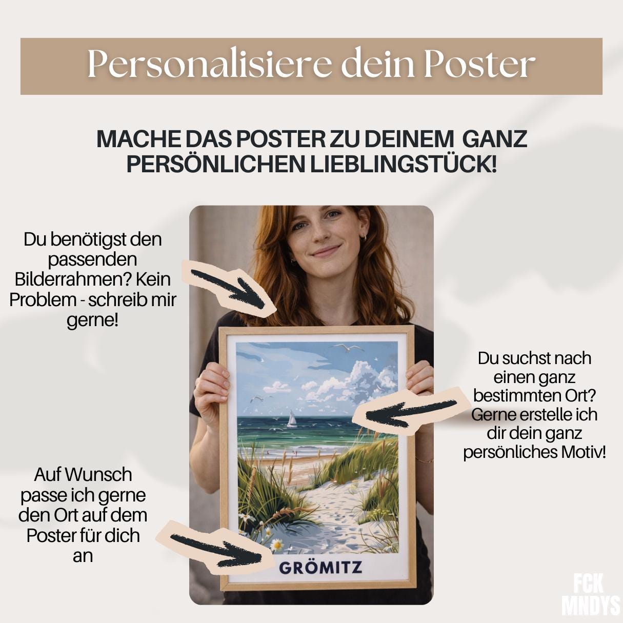 Harzer Hexenstieg Poster | Harz Hiking Trail | Artistic Nature Wall Art | Brocken Hiking Print | Long-Distance Trail Germany