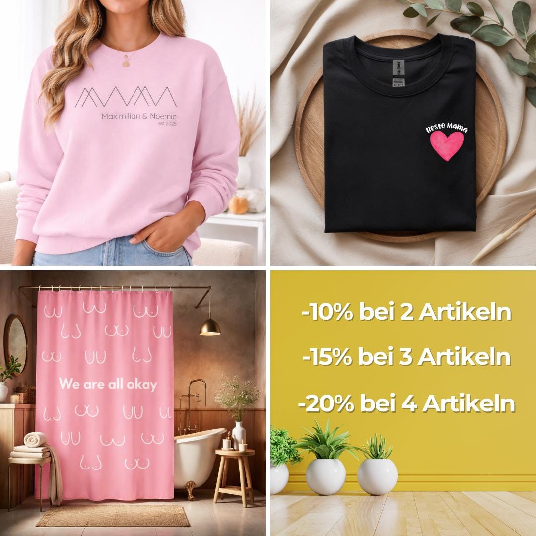 Best Mom Shirt | Beste Mama T-Shirt | Mothers Day Gift for Mom | Cute Heart Pocket Tee | Gift for New Mom | Gildan 64000