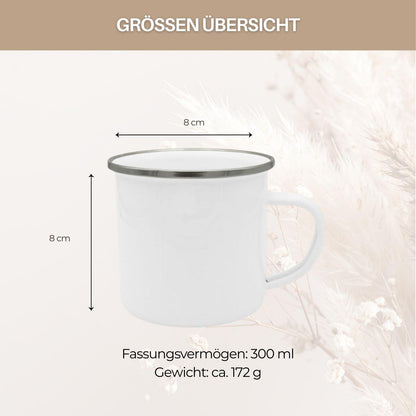 Self Love Club Enamel Mug | Motivational Mug Quote | Self Care Gift for Girlfriend | Retro Coffee Mug Mental Health Affirmation