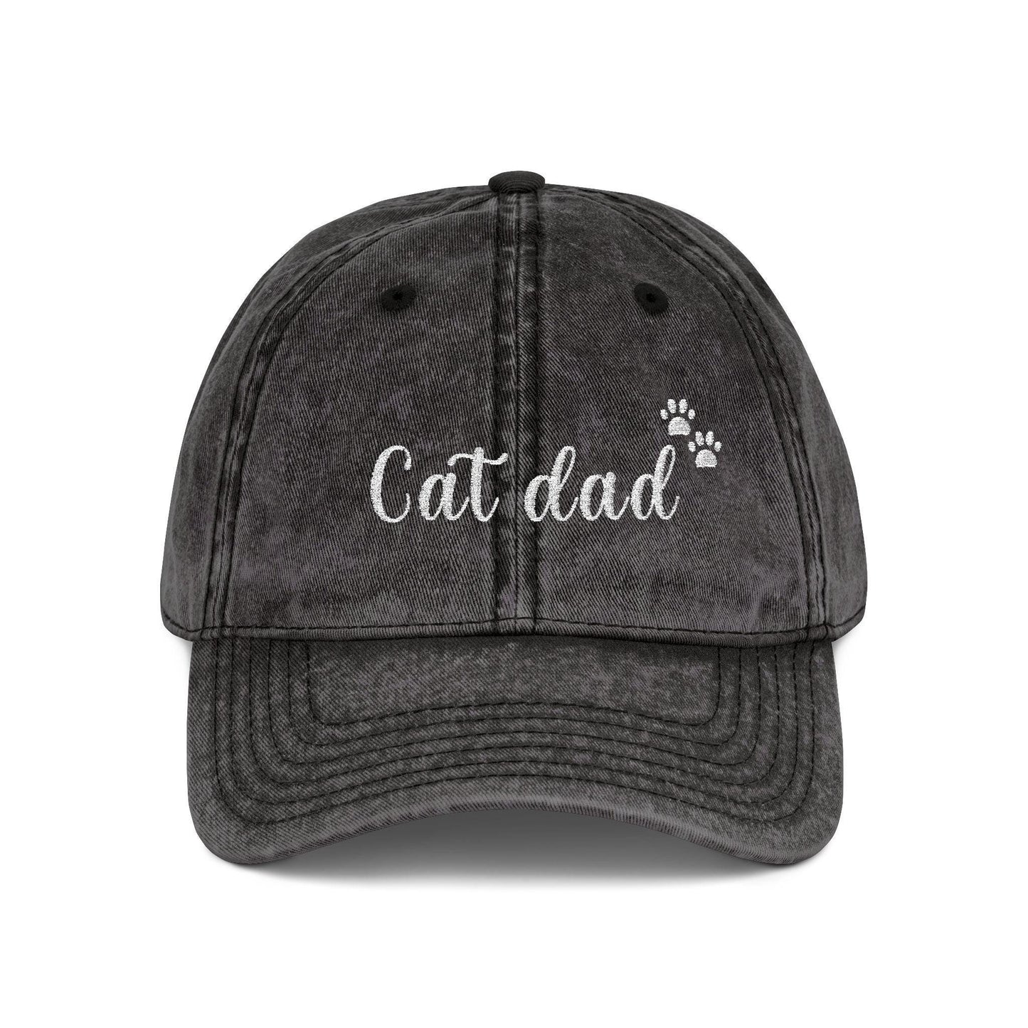 Cat Mum Vintage Cap | Embroidered Mom Hat | Gift for cat mothers | Adjustable Cotton Baseball Cap | Mother’s Day & Christmas cat Mommy