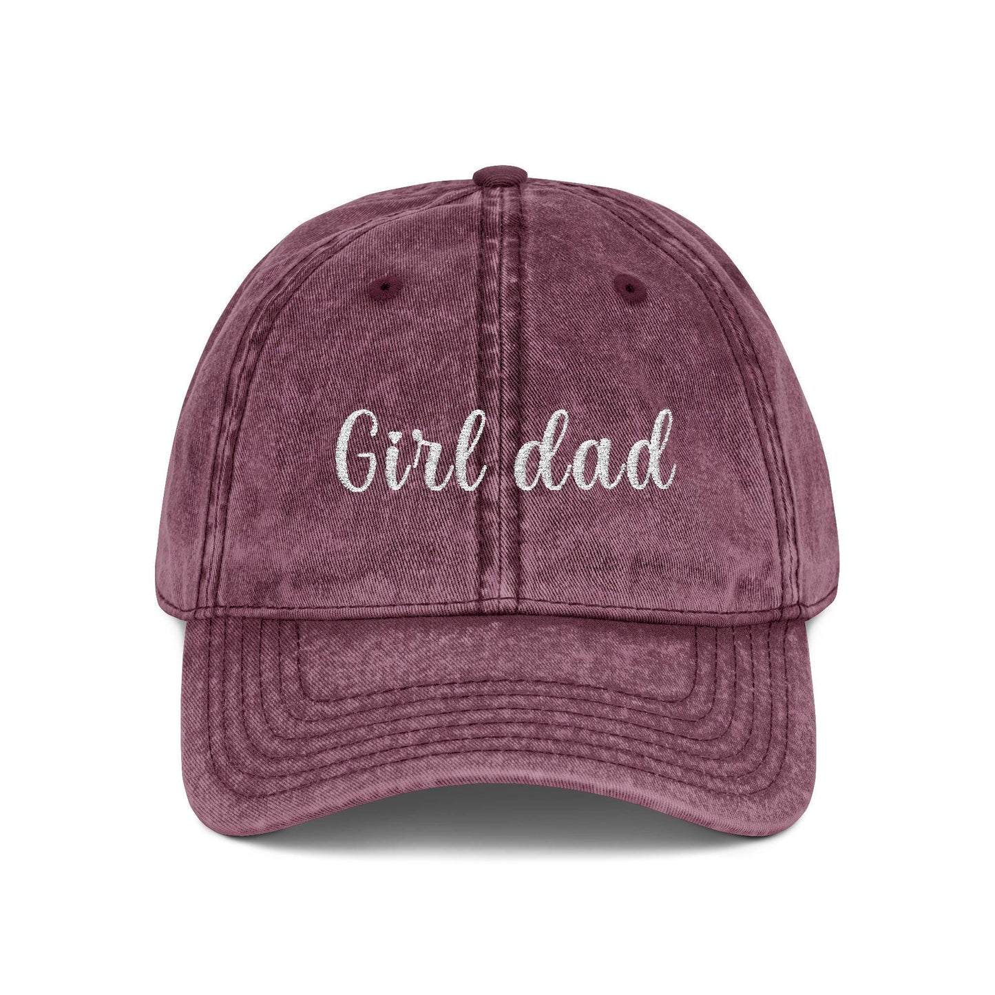 Boy Dad Vintage Cap | Embroidered Dad Hat | Gift for Dad and Mom | Adjustable Cotton Baseball Cap | Mother’s & Father's Day - Christmas Gift