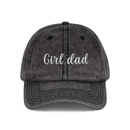Boy Dad Vintage Cap | Embroidered Dad Hat | Gift for Dad and Mom | Adjustable Cotton Baseball Cap | Mother’s & Father's Day - Christmas Gift