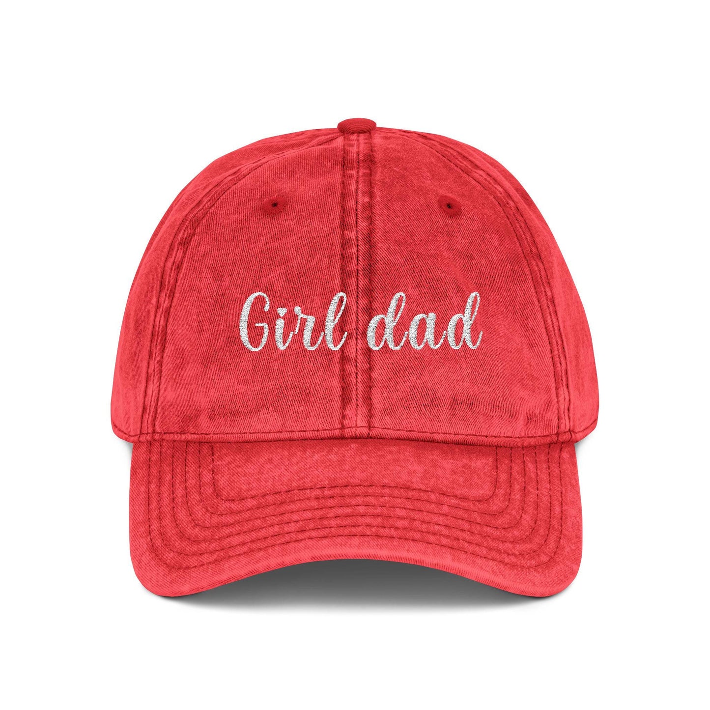 Boy Dad Vintage Cap | Embroidered Dad Hat | Gift for Dad and Mom | Adjustable Cotton Baseball Cap | Mother’s & Father's Day - Christmas Gift