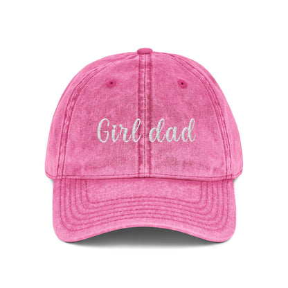 Girl Mum Vintage Cap | Embroidered Mom Hat | Gift for Girl Mom | Adjustable Cotton Baseball Cap | Mother’s Day & Christmas Gift Boy Mommy