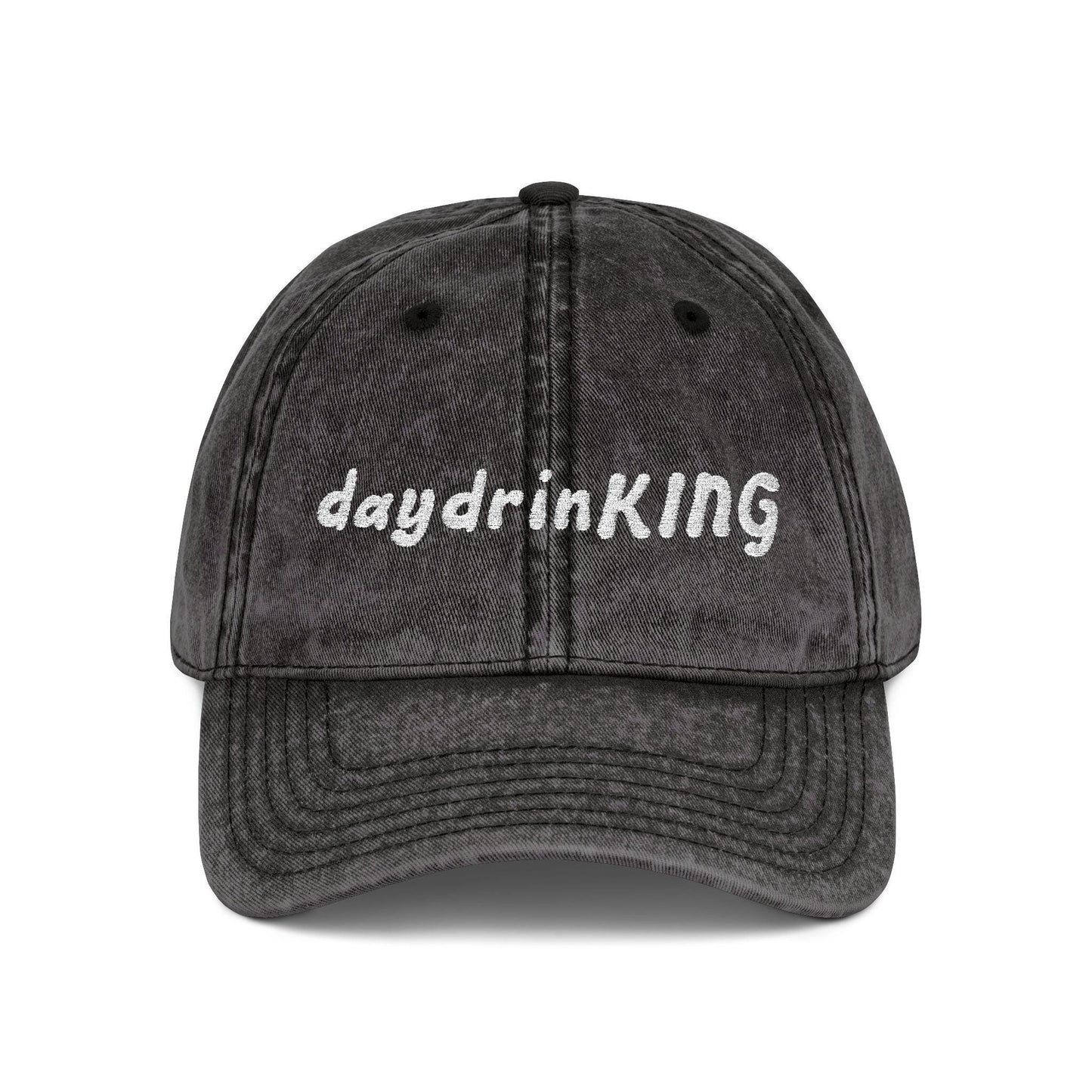 Day Drinking Vintage Cap | Embroidered Party Hat | Funny Gift for Men Women Bride | Father’s Day Birthday | Bachelor & Bachelorette Party