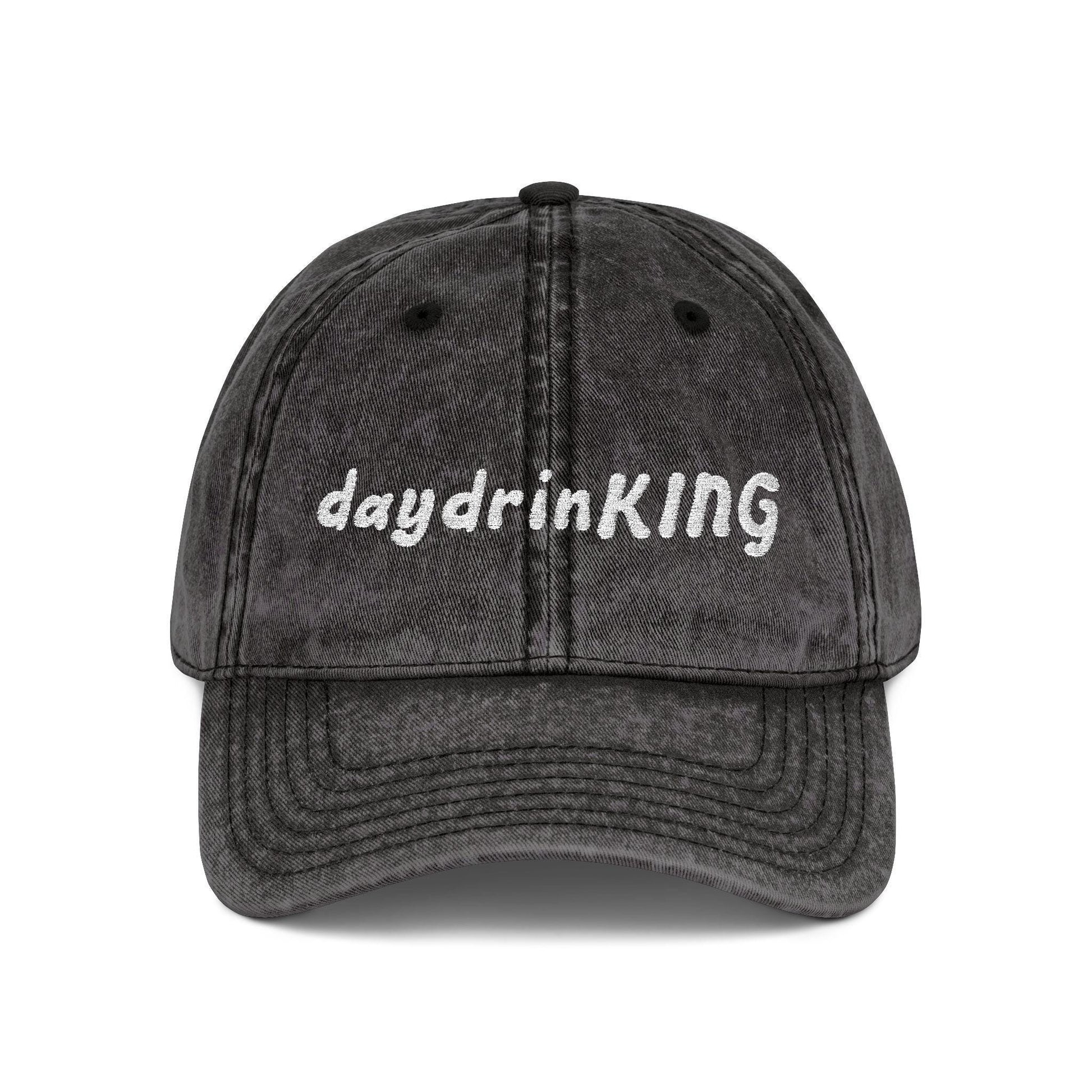 Day Drinking Vintage Cap | Embroidered Party Hat | Funny Gift for Men Women Bride | Father’s Day Birthday | Bachelor & Bachelorette Party