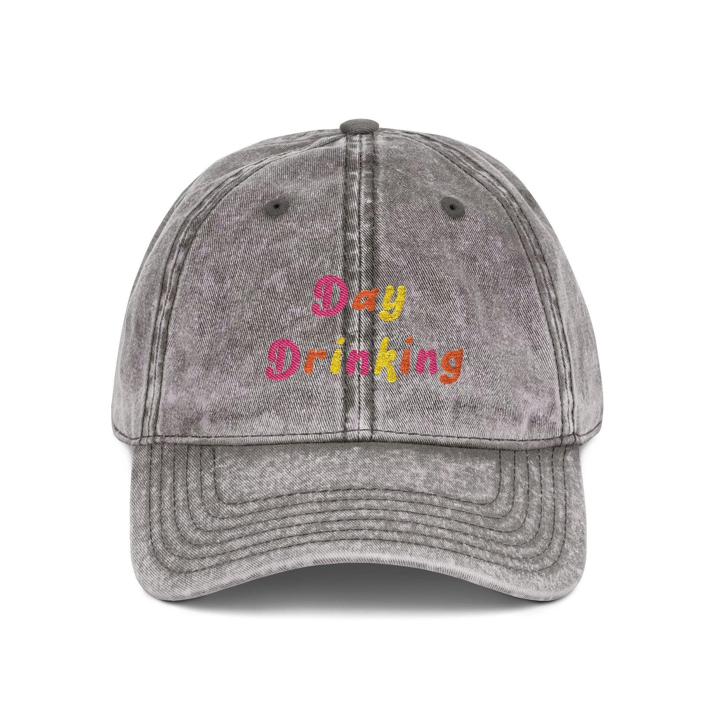 Vintage Day Drinking Cap | Colourful embroidered hen party | Bachelorette | Gift for groom and bride | Father’s Day, birthday | Mallorca