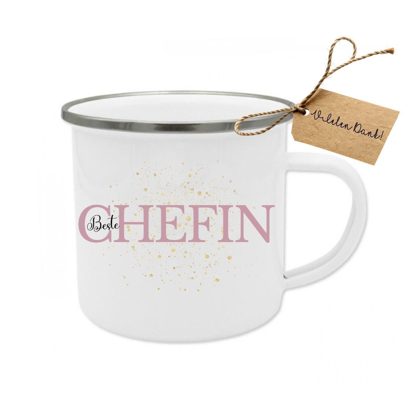 Best Colleague Mug Gift | Enamel Office Cup | Christmas Birthday Work Anniversary Gift Idea | Favorite Coworker Farewell Team Workplace