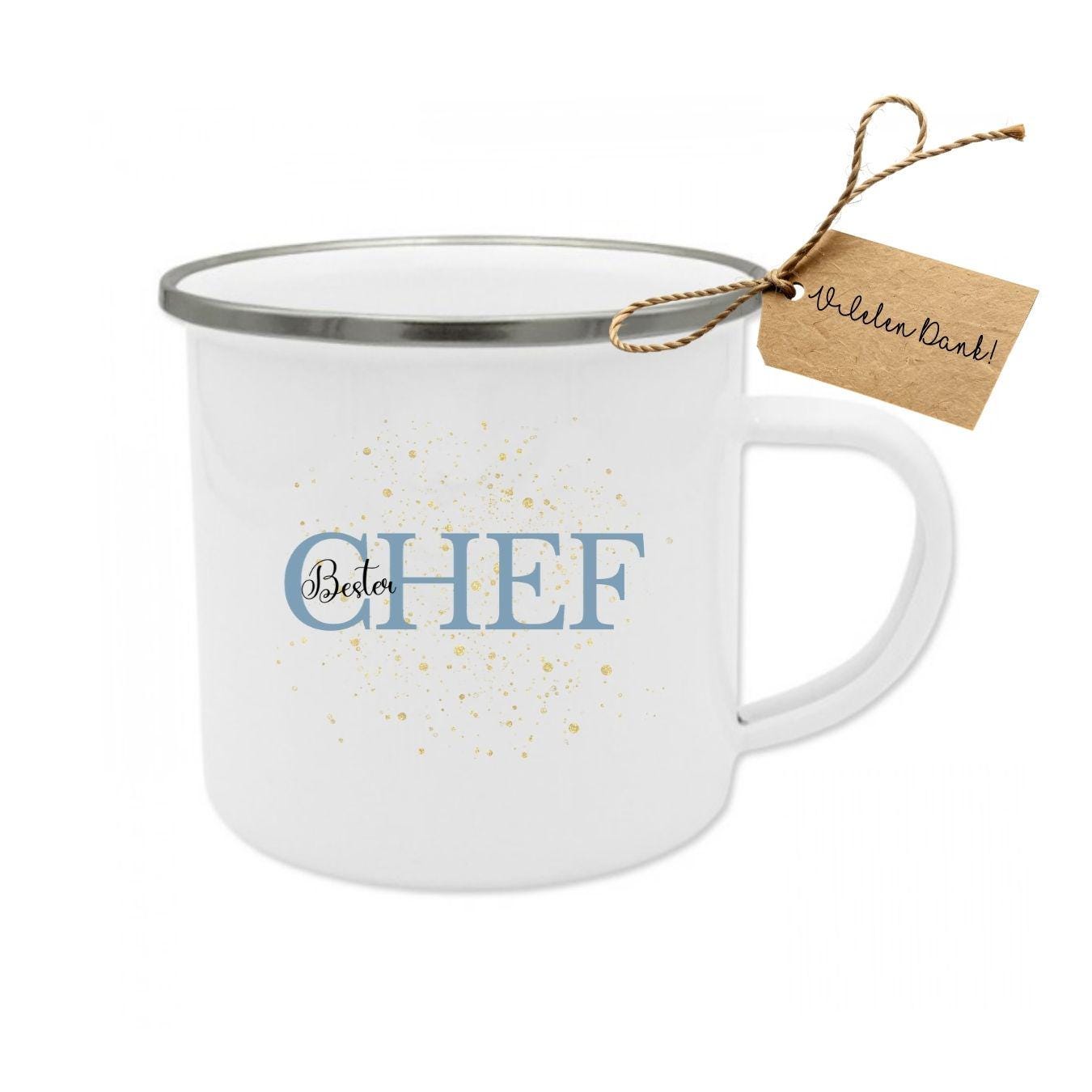 Best Colleague Mug Gift | Enamel Office Cup | Christmas Birthday Work Anniversary Gift Idea | Favorite Coworker Farewell Team Workplace