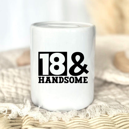 Personalised 18th Birthday Money Box | Gaming Gift with Age & Name | Money Box for Teenagers | Level Up Gift for Boys and Girls