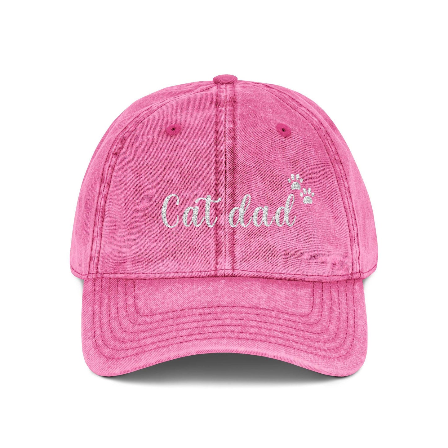 Cat Mum Vintage Cap | Embroidered Mom Hat | Gift for cat mothers | Adjustable Cotton Baseball Cap | Mother’s Day & Christmas cat Mommy