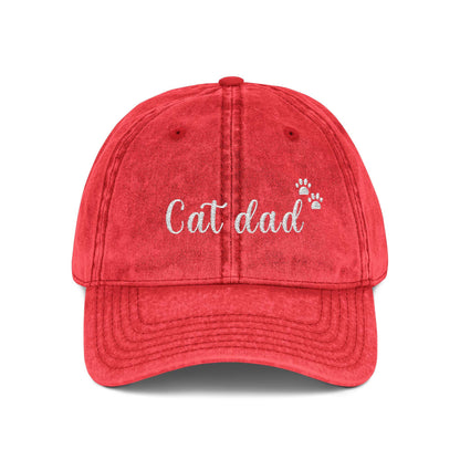 Cat Mum Vintage Cap | Embroidered Mom Hat | Gift for cat mothers | Adjustable Cotton Baseball Cap | Mother’s Day & Christmas cat Mommy