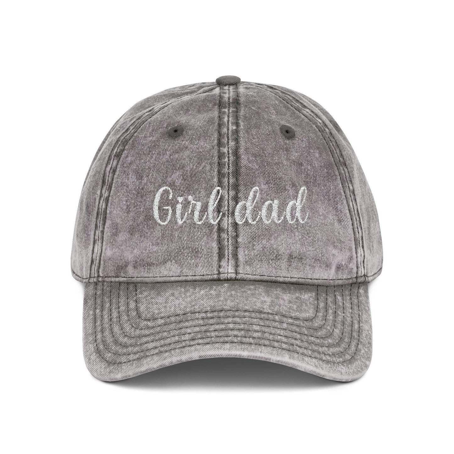 Boy Dad Vintage Cap | Embroidered Dad Hat | Gift for Dad and Mom | Adjustable Cotton Baseball Cap | Mother’s & Father's Day - Christmas Gift