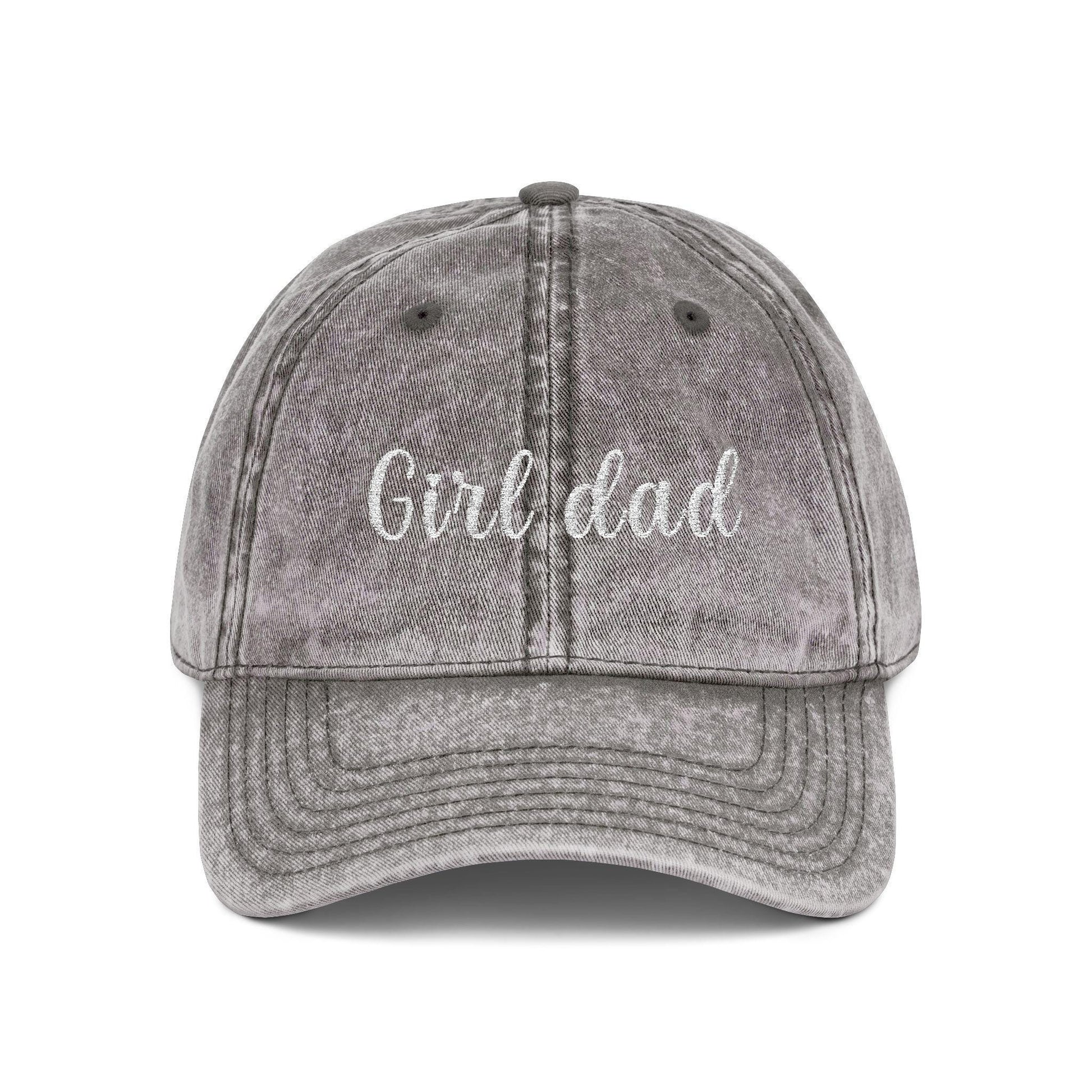 Boy Dad Vintage Cap | Embroidered Dad Hat | Gift for Dad and Mom | Adjustable Cotton Baseball Cap | Mother’s & Father's Day - Christmas Gift