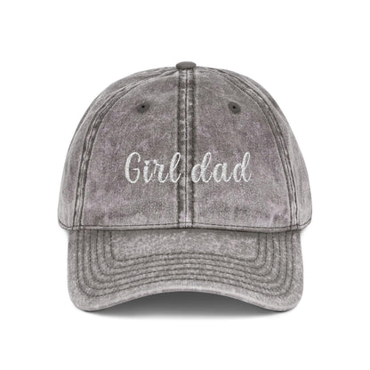 Boy Dad Vintage Cap | Embroidered Dad Hat | Gift for Dad and Mom | Adjustable Cotton Baseball Cap | Mother’s & Father's Day - Christmas Gift