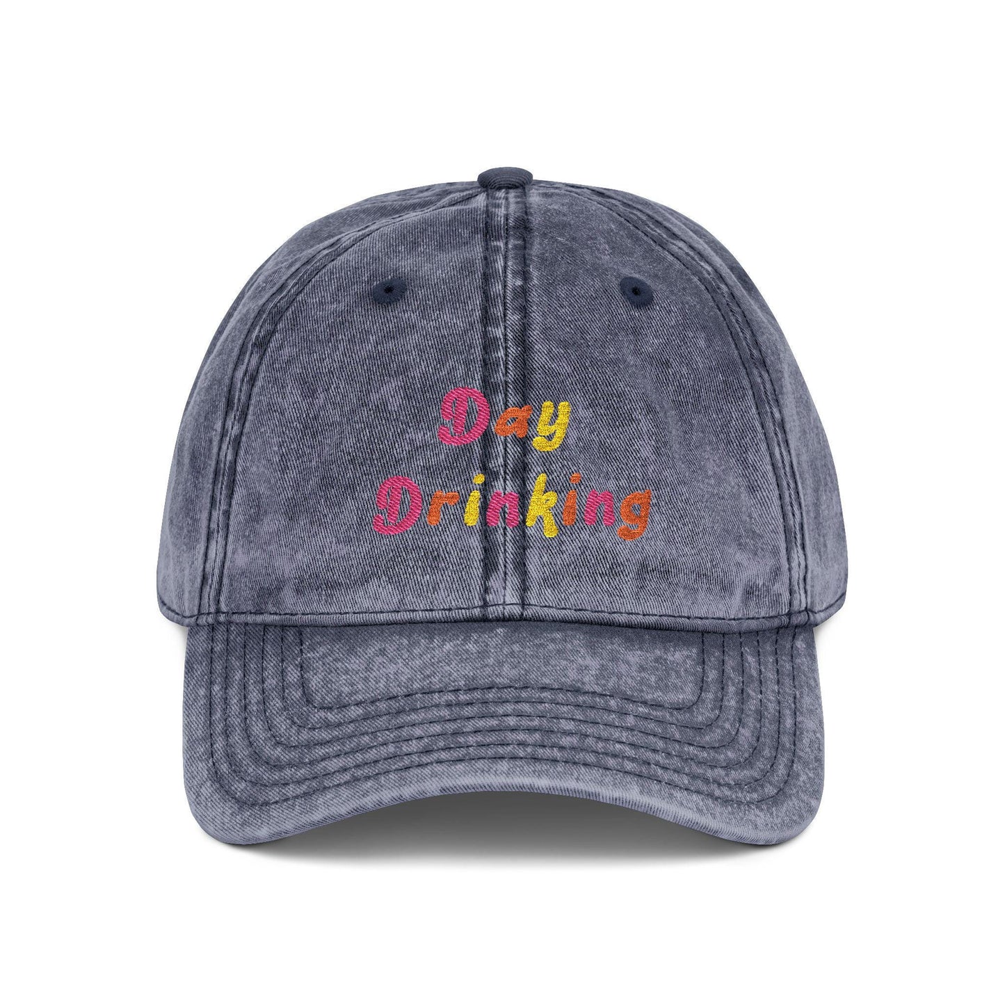 Vintage Day Drinking Cap | Colourful embroidered hen party | Bachelorette | Gift for groom and bride | Father’s Day, birthday | Mallorca