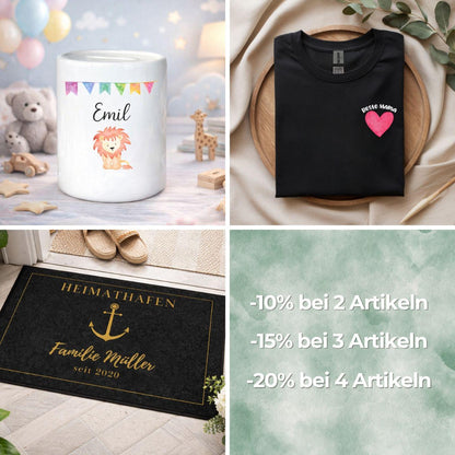 Personalised wedding money box with names & date | Wedding gift for the couple | Wedding cash gift | Boho wedding decoration money box