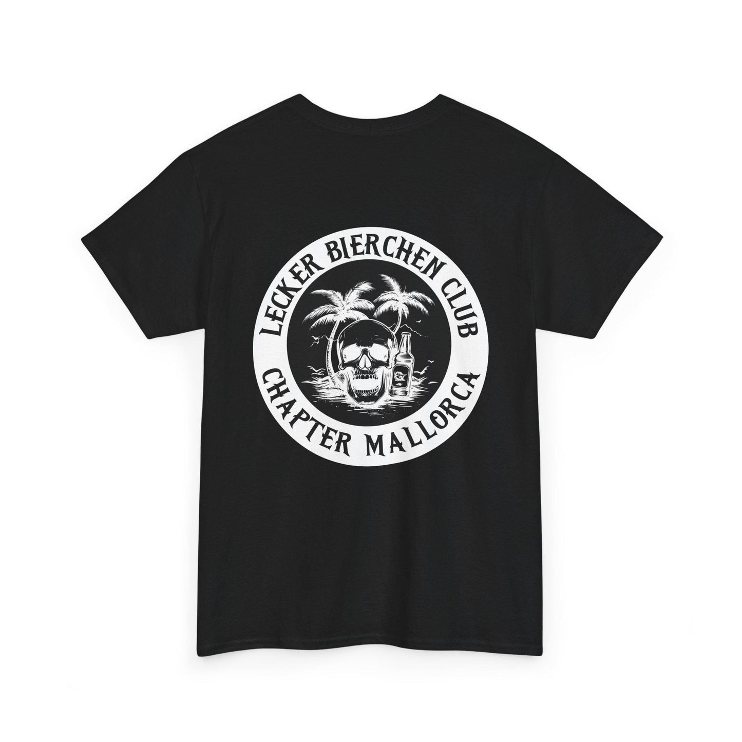 Personalisierbares Mallorca Shirt – Lecker Bierchen Club T-Shirt Herren – JGA Malle Outfit – Party Urlaub Shirt mit Wunsch Ort & Jahr