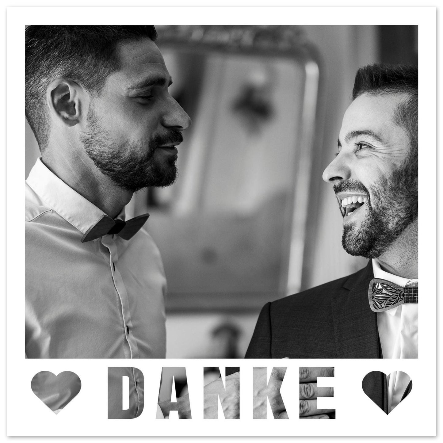 Trauzeuge Danke Geschenk Bild mit Foto - Personalisiertes Dankeschön Trauzeuginnen Best Man Poster mit Bilderrahmen - Fotogeschenk Digital