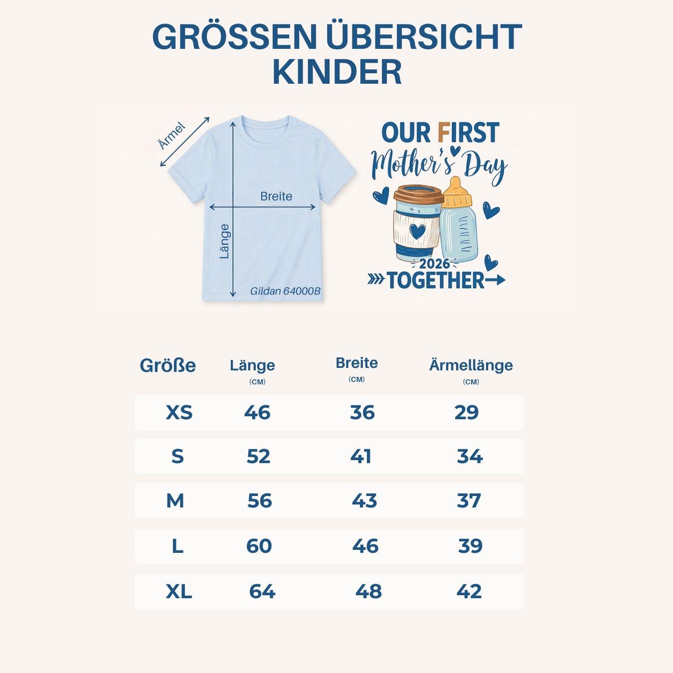 First Mothers Day Shirt 2026 – Erster Muttertag Shirt – Mama Mini Set – Mommy and Me Outfit – Partnerlook Mama Kind Baby & Mama T-Shirt Set