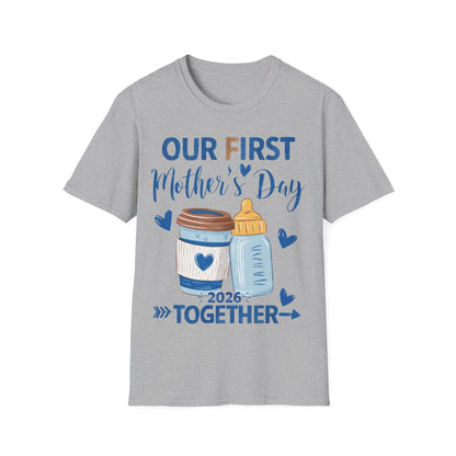 First Mothers Day Shirt 2026 – Erster Muttertag Shirt – Mama Mini Set – Mommy and Me Outfit – Partnerlook Mama Kind Baby & Mama T-Shirt Set
