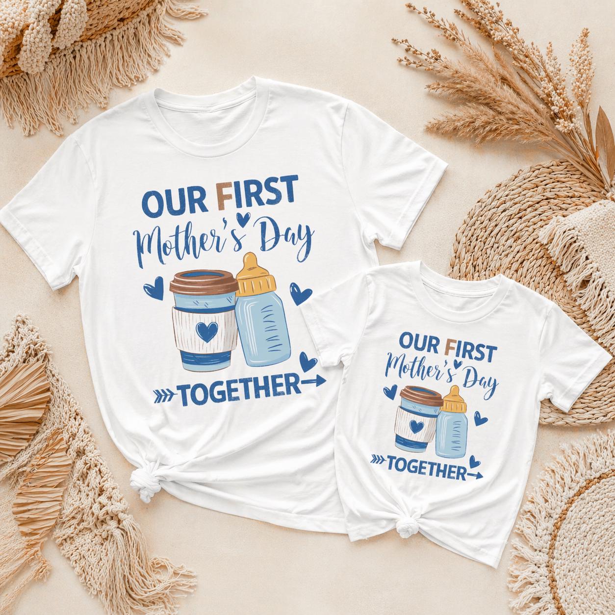 First Mother’s Day Shirt – Mommy and Me Matching Outfit – Mama Mini Set – Matching Mom Baby Shirts – First Mothers Day Gift 2026