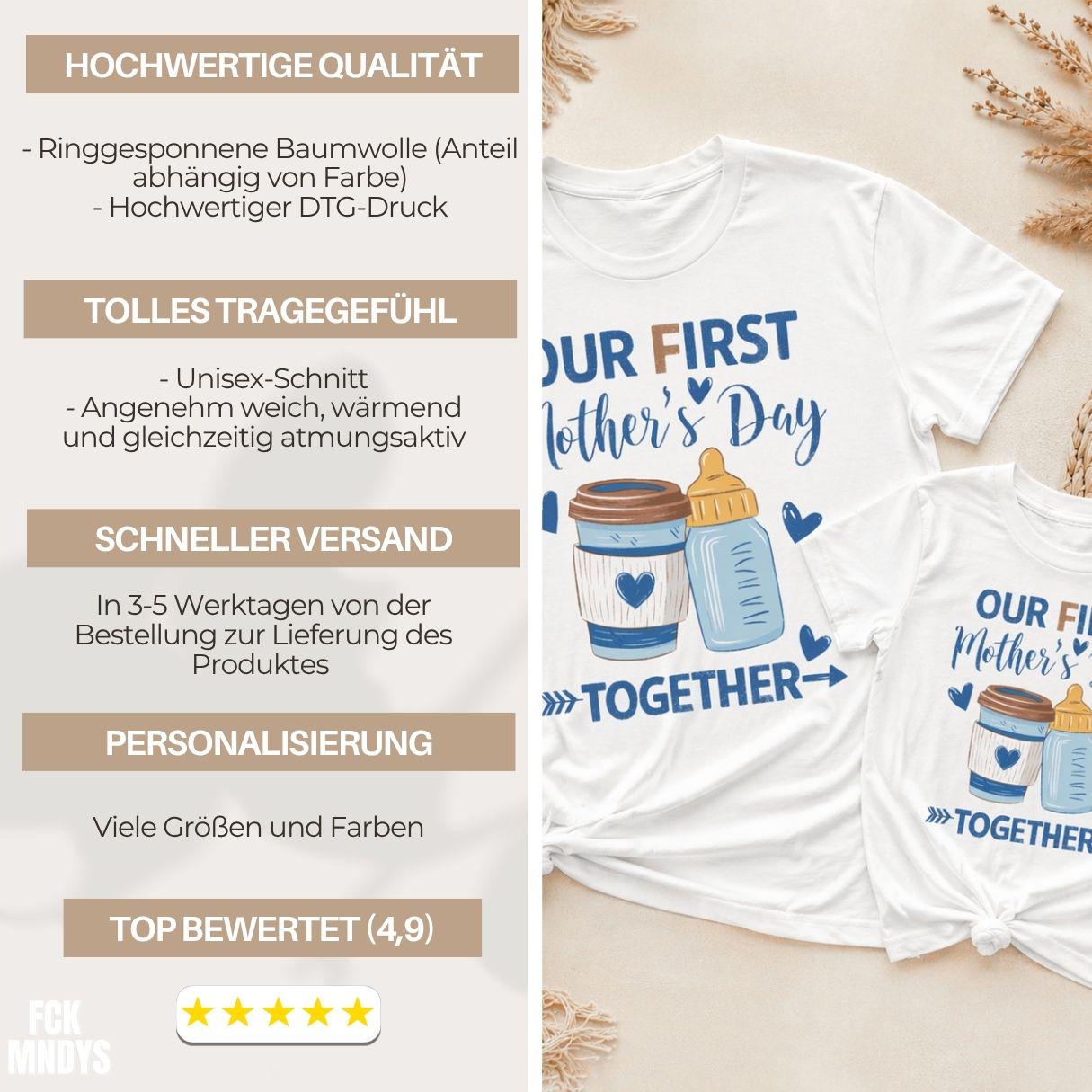 First Mother’s Day Shirt – Mommy and Me Matching Outfit – Mama Mini Set – Matching Mom Baby Shirts – First Mothers Day Gift 2026