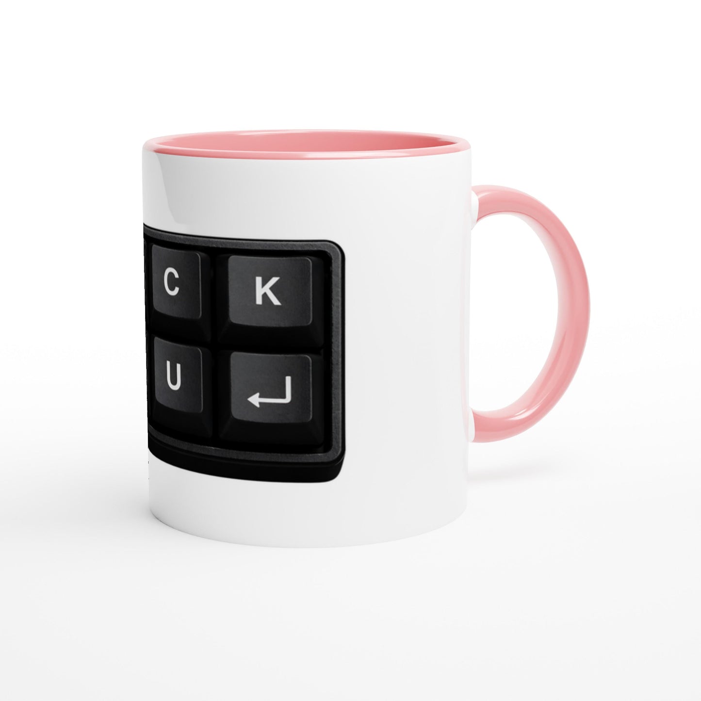 Lustige Büro Tasse „Fuck You“ Tastatur Design | Witziges Geschenk für Kollegen & Chef | Frecher Humor Becher Arbeit Kaffee Büro