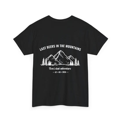 JGA Shirt Männer – Bier in den Bergen T-Shirt – Bräutigam Squad Shirt – Personalisiertes Junggesellenabschied Shirt – Männer Outdoor Shirt