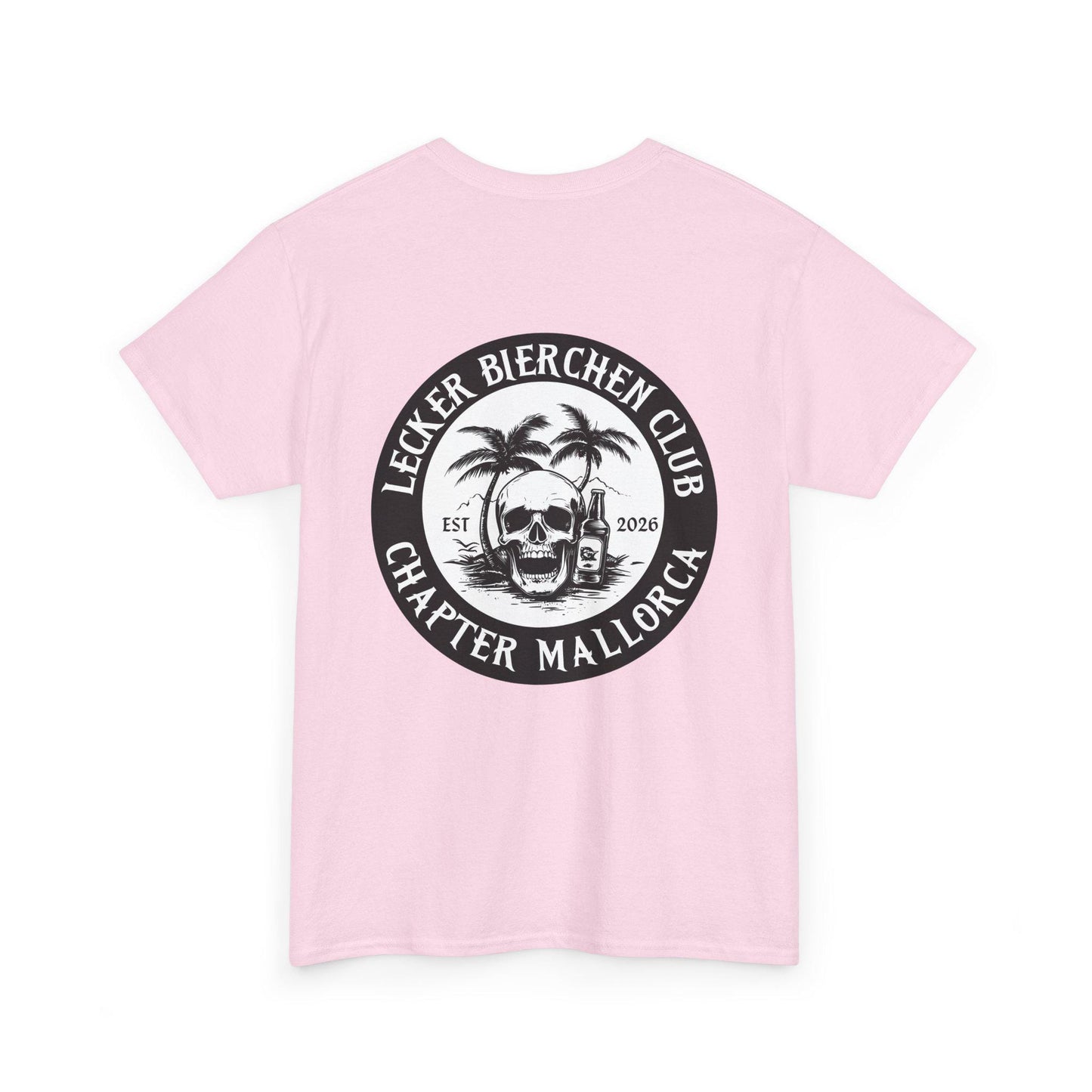 Personalisierbares Mallorca Shirt – Lecker Bierchen Club T-Shirt Herren – JGA Malle Outfit – Party Urlaub Shirt mit Wunsch Ort & Jahr