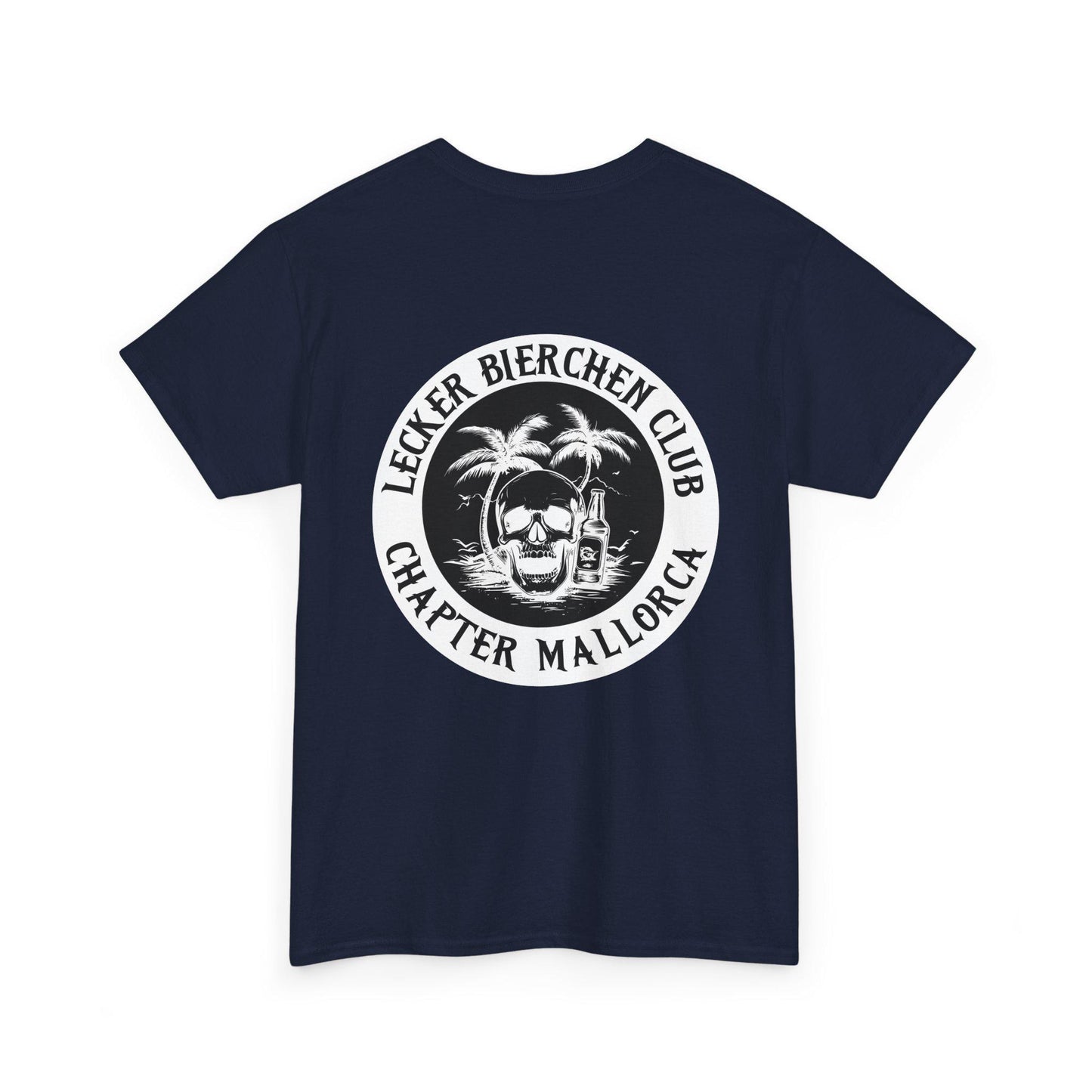 Personalisierbares Mallorca Shirt – Lecker Bierchen Club T-Shirt Herren – JGA Malle Outfit – Party Urlaub Shirt mit Wunsch Ort & Jahr
