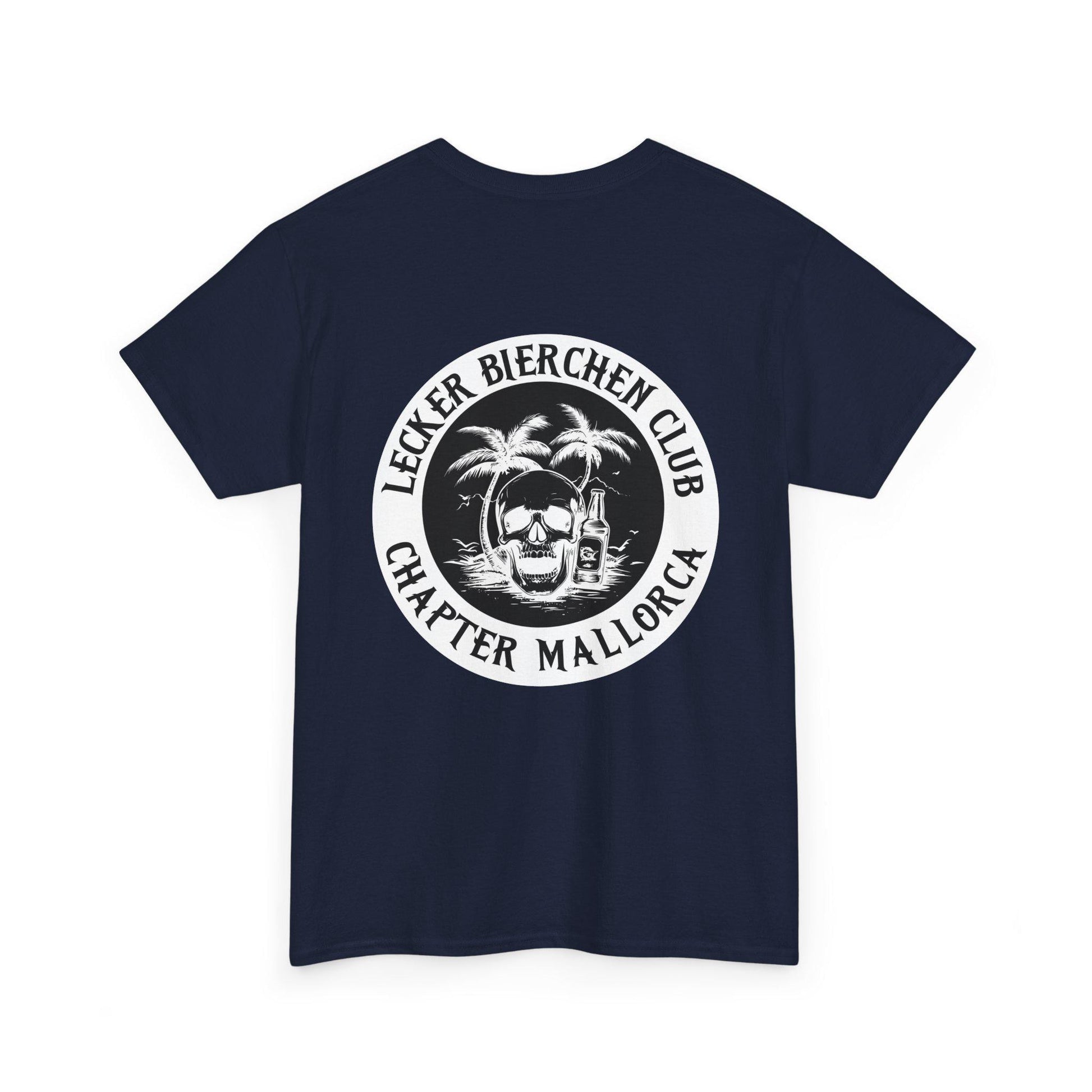 Personalisierbares Mallorca Shirt – Lecker Bierchen Club T-Shirt Herren – JGA Malle Outfit – Party Urlaub Shirt mit Wunsch Ort & Jahr
