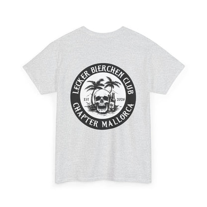 Personalisierbares Mallorca Shirt – Lecker Bierchen Club T-Shirt Herren – JGA Malle Outfit – Party Urlaub Shirt mit Wunsch Ort & Jahr