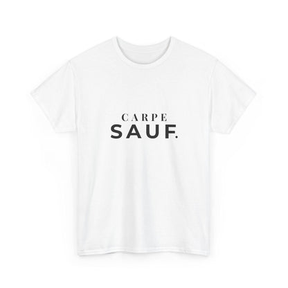 CARPE SAUF JGA Shirt Unisex Bachelorette T-Shirt Junggesellinnenabschied Bride Party Outfit Hen Party Gruppe Geschenk Frauen Männer Saufen