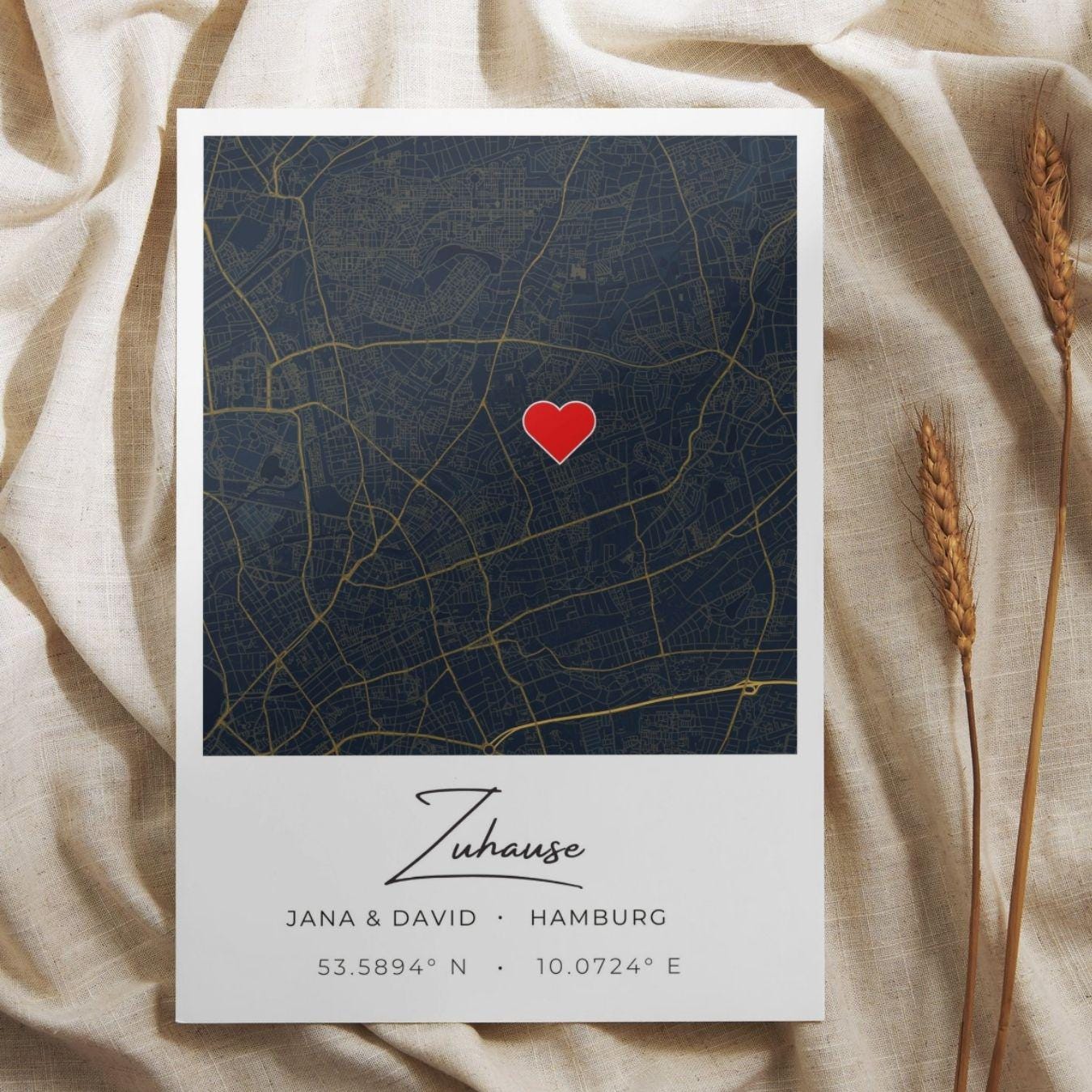 Housewarming Gift | Minimalist City Map Poster | Personalized Coordinates Print | New Home Gift | Custom Location Wall Art
