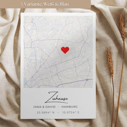 Housewarming Gift | Minimalist City Map Poster | Personalized Coordinates Print | New Home Gift | Custom Location Wall Art