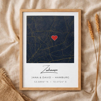 Housewarming Gift | Minimalist City Map Poster | Personalized Coordinates Print | New Home Gift | Custom Location Wall Art