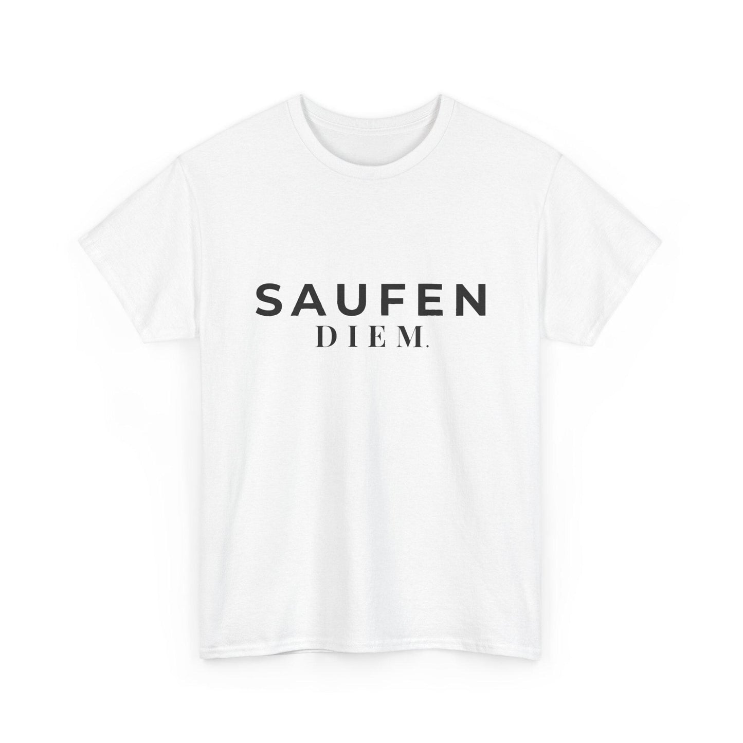 SAUFEN DIEM T-Shirt Unisex Bachelorette Junggesellinnenabschied Team Bride Bridal Party Outfit Hen Party Gruppe Geschenk Frauen Männer JGA