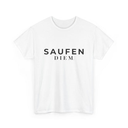 SAUFEN DIEM T-Shirt Unisex Bachelorette Junggesellinnenabschied Team Bride Bridal Party Outfit Hen Party Gruppe Geschenk Frauen Männer JGA