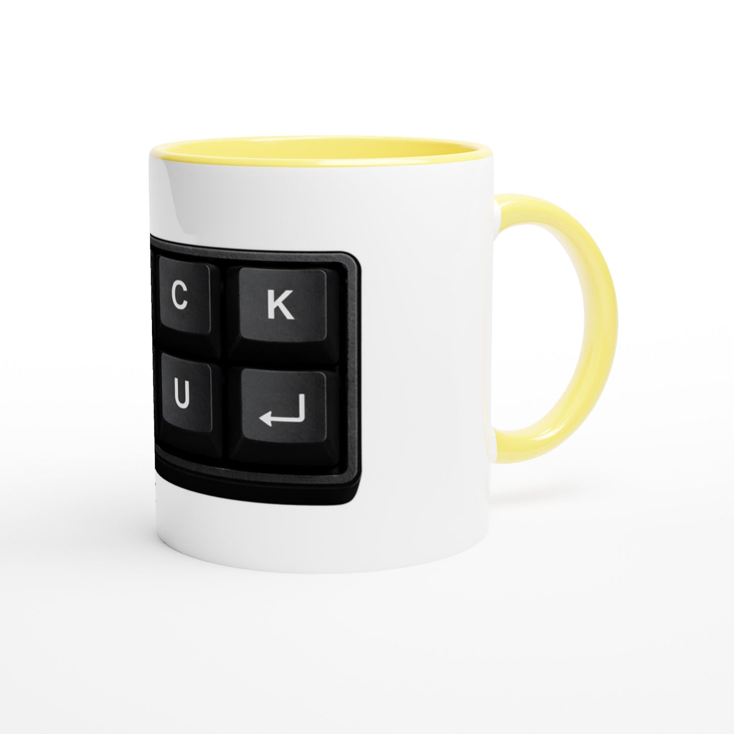 Lustige Büro Tasse „Fuck You“ Tastatur Design | Witziges Geschenk für Kollegen & Chef | Frecher Humor Becher Arbeit Kaffee Büro