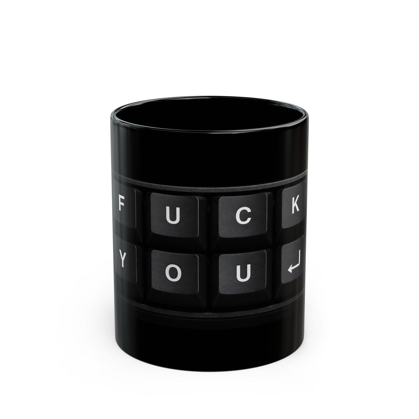 Funny Büro Tasse Fuck You | Lustige Kollegen Geschenkidee | Schwarze Humor Kaffeetasse | Office Mug Geschenk Arbeit Humor