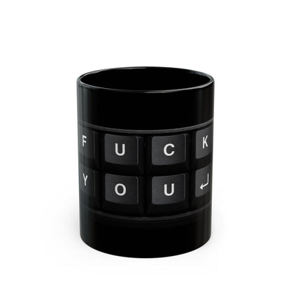 Funny Büro Tasse Fuck You | Lustige Kollegen Geschenkidee | Schwarze Humor Kaffeetasse | Office Mug Geschenk Arbeit Humor