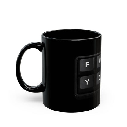 Funny Büro Tasse Fuck You | Lustige Kollegen Geschenkidee | Schwarze Humor Kaffeetasse | Office Mug Geschenk Arbeit Humor