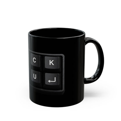 Funny Büro Tasse Fuck You | Lustige Kollegen Geschenkidee | Schwarze Humor Kaffeetasse | Office Mug Geschenk Arbeit Humor
